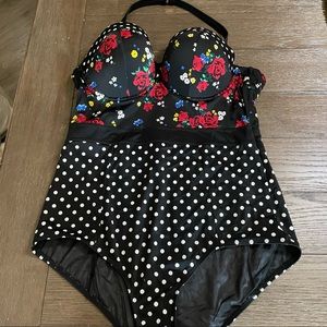 Torrid Polka Dot Swimsuit